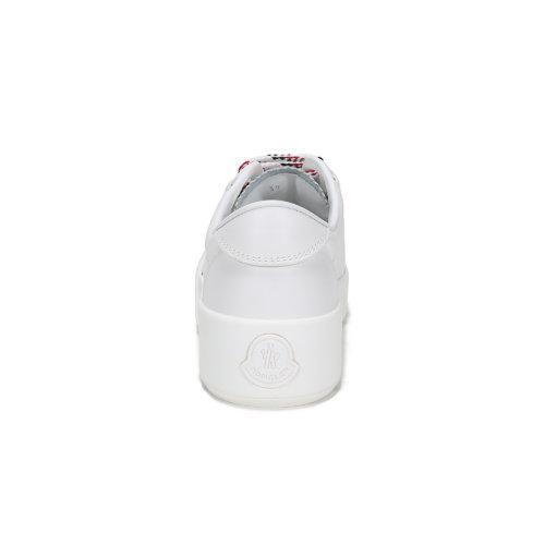 Moncler/蒙克莱 男士皮革系带休闲运动鞋小白鞋 4M72400 02SHJ 商品图2