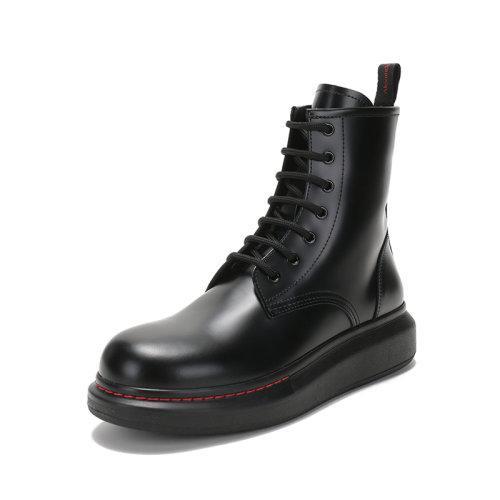 Alexander McQueen/亚历山大麦昆 男士皮革系带靴子短靴 586191 WHX51 商品图1