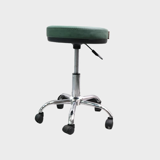 XB027-SP-T美容凳活动轮绿色（升降45-55cm）凳子 商品图2