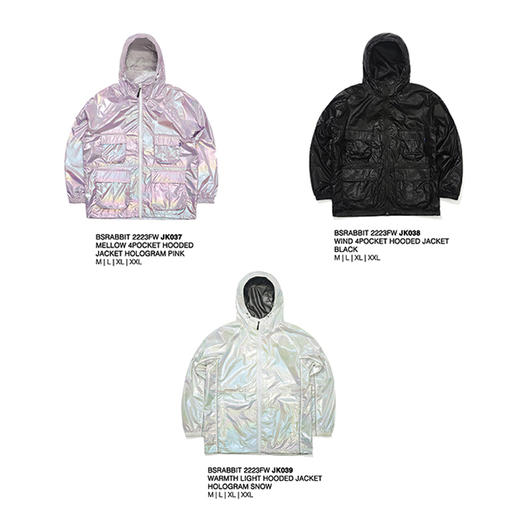 BSRABBIT 22-23FWJK037 JK038 JK039 新款雪服  4POCKET HOODED JACKET 商品图0