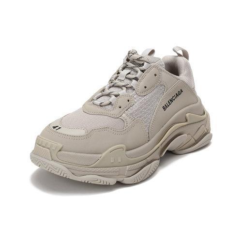 Balenciaga/巴黎世家 男士TRIPLE S系列聚氨酯/织物网布系带休闲运动鞋老爹鞋 536737 W2FW1 商品图1