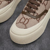 JYXY-VDC-A060新款时尚气质帆布面字母拼网猪皮内里松糕厚底绑带休闲鞋 商品缩略图3