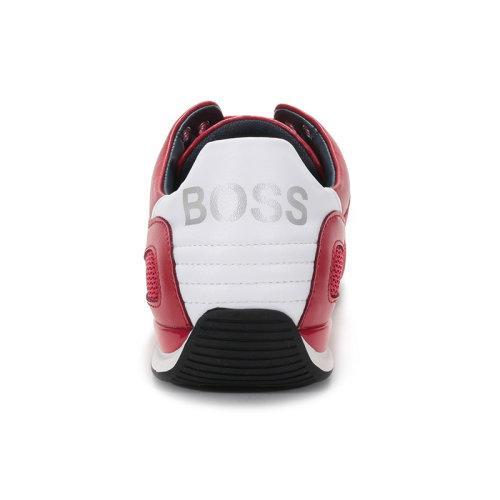 HUGO BOSS/雨果博斯 2021款 男士织物等多种材质拼接网眼系带休闲运动鞋 50445677 商品图22