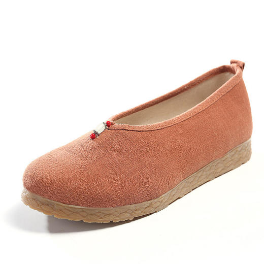 GFXY-W-886新款民族风优雅气质圆头平底布鞋 商品图6