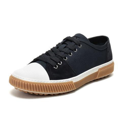 PRADA/普拉达 男士织物配皮运动鞋 4E3058 2OCF F G000 商品图1