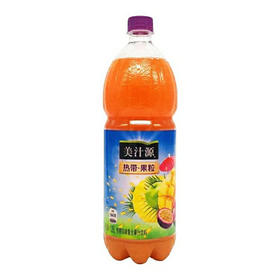 美汁源热带果粒复合果汁饮料1.25L
