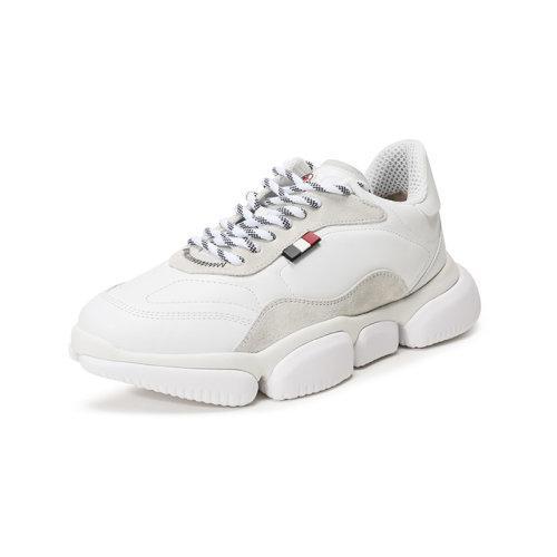 Moncler/蒙克莱 男士皮革系带休闲运动鞋 4M72000 02SGQ 商品图1