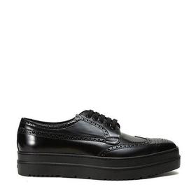 PRADA/普拉达 男士牛皮厚底系带德比鞋 2EE285 P39