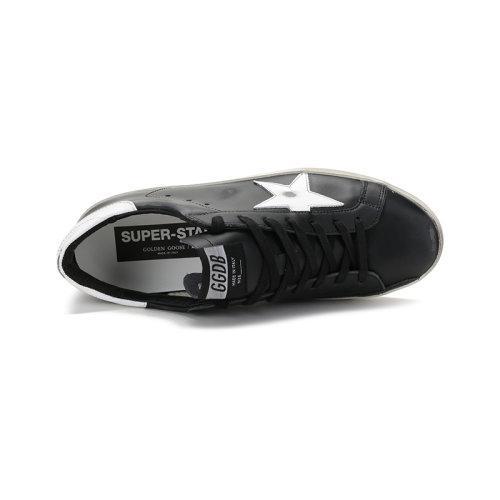 GOLDEN GOOSE DELUXE BRAND/GOLDEN GOOSE DELUXE BRAND黄金鹅 男士皮革Super-Star系带休闲运动鞋板鞋脏脏鞋 GMF00101 F000321 商品图3