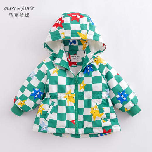 marcjanie马克珍妮秋装新款 男女童时尚收腰夹棉外套221605 商品图1