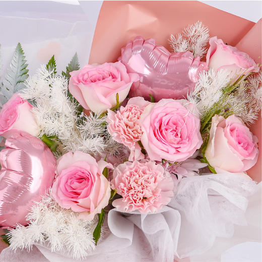 【鲜花+蛋糕】七夕·爱意入桃，可选1.5/磅 商品图3