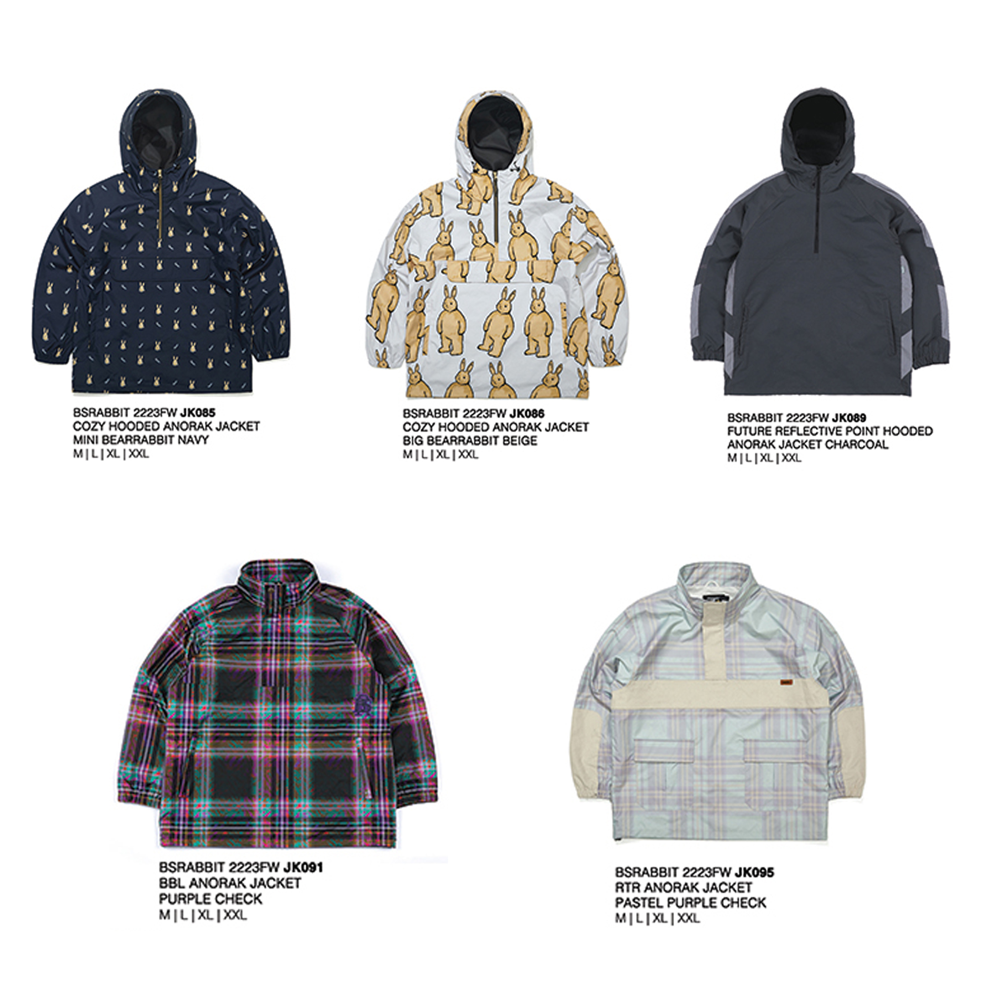 RTR ANORAK JACKET PASTEL PURPLE CHECK スノーボード ウエア/装備