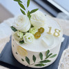 鲜花蛋糕（提前1天预定）鲜花根据当天花材搭配设计 商品缩略图0