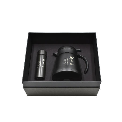 羽诗制造出品 上善若水热水壶口袋杯保温水壶水杯套装阳明心学文创礼盒 商品图5