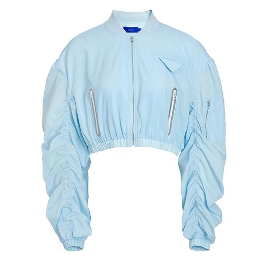 袖子抽褶防晒服外套 商品图3