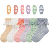 【3双装 甜系网眼花边袜】零线头韩版薄棉糖果公主袜宝宝婴幼儿小中童袜子 商品缩略图2