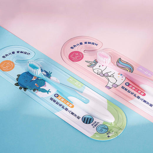茗诗洁超柔软毛护龈儿童牙刷（粉）2403135 商品图1