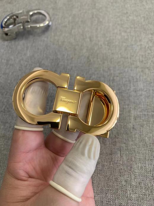 菲拉格慕FERRAGAMO男士金扣牛皮腰带，货号679535-0644558. 商品图6