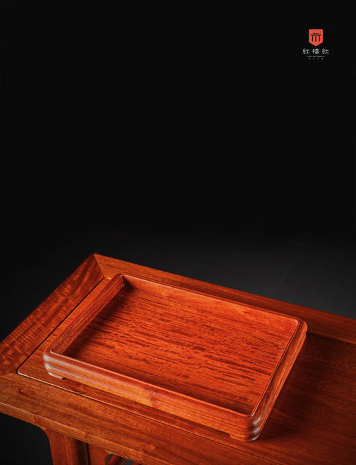 红桥红  家具严选  缅甸花梨（大果紫檀）【见素文盘】 商品图3