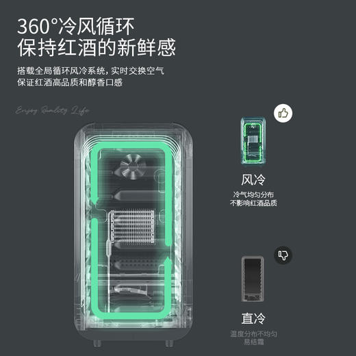 DAEWOO韩国大宇红酒柜恒温小型冷藏保鲜茶叶柜家用客厅冰吧酒柜 商品图2
