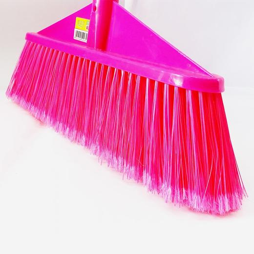 塑料扫把 适中软毛扫把 木柄胶丝清洁扫帚 扫把工厂办公室家用商用单个室内户外扫把笤帚物业 商品图5