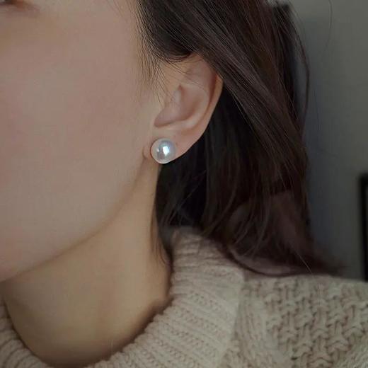 dp-淡水珍珠耳钉女2022年新款潮小众设计养耳洞气质耳环耳饰 商品图11