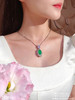 冰粉紫+冰艳绿蛋面吊坠【2220507】具体价格微信咨询 商品缩略图4