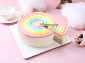 【抖音】8寸彩虹芝士酸奶蛋糕
