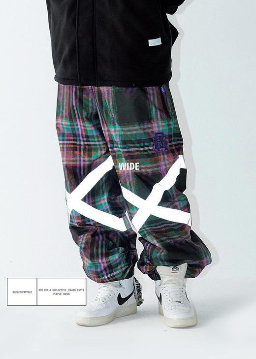 BSRABBIT 22-23FWPT023 PT024 PT025 PT026 PT027 PT028 新款雪裤 POT-X REFLECTIVE JOGGER PANTS 商品图7