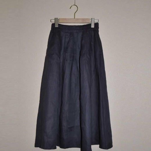 麻+大麻半身裙  文艺百搭A字 商品图3