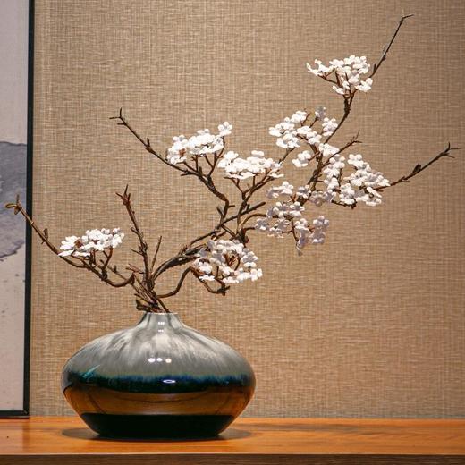 <有书独家>景德镇工艺品花瓶新中式玄关卧室客厅茶室桌面装饰品陶瓷禅意摆件 商品图4