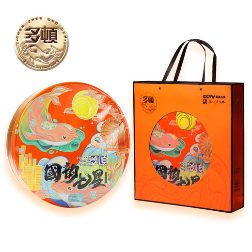【严选】多顿月饼礼盒国韵七星8饼4味888g（厂家直发） 商品图7