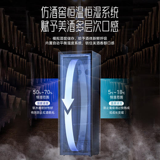 DAEWOO韩国大宇恒温红酒柜家用商用大容量葡萄酒柜冰吧冷藏茶叶柜 商品图1
