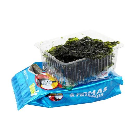 韩国进口 托马斯 小火车海苔葡萄籽油橄榄油海苔即食紫菜小吃零食 商品图4