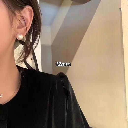 dp-淡水珍珠耳钉女2022年新款潮小众设计养耳洞气质耳环耳饰 商品图10