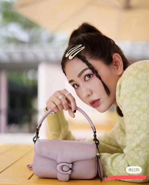 ¥1499直邮！Coach专柜云朵包pillow tabby 18 小号 香芋紫 商品图4