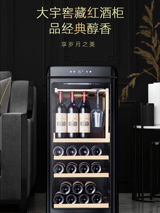 DAEWOO韩国大宇红酒柜家用客厅恒温小型冰吧葡萄酒柜冷藏茶叶柜 商品图0