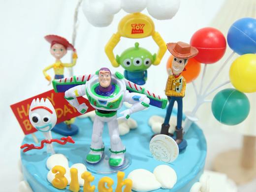 卡通主题款 Toy Story玩具总动员巴斯光年 三眼仔 胡迪 男孩女孩造型蛋糕 商品图1