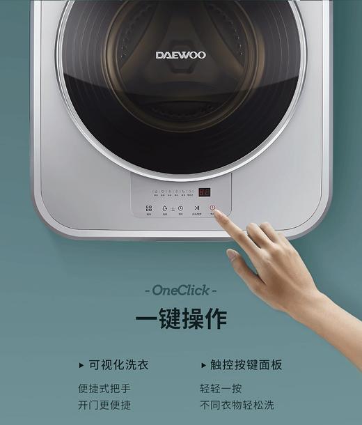 DAEWOO/韩国大宇壁挂式洗衣机小型全自动迷你宝宝婴儿内衣洗衣机 商品图3