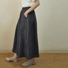 麻+大麻半身裙  文艺百搭A字 商品缩略图1