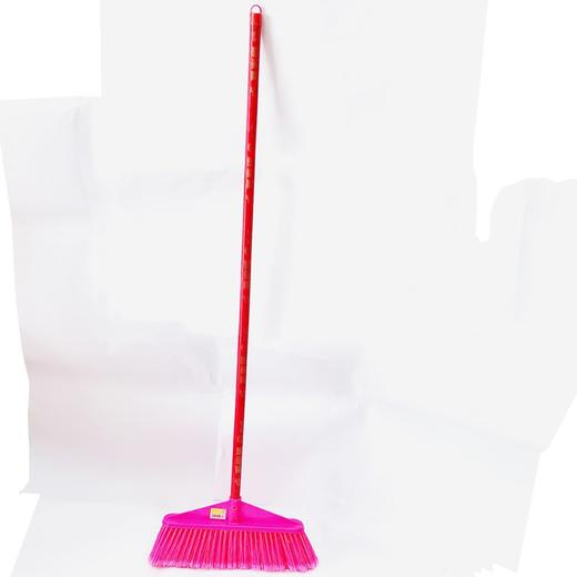 塑料扫把 适中软毛扫把 木柄胶丝清洁扫帚 扫把工厂办公室家用商用单个室内户外扫把笤帚物业 商品图3