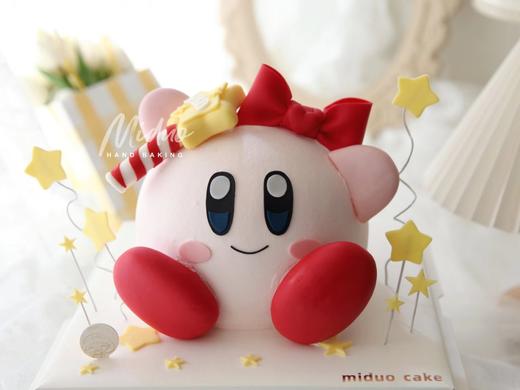 女孩款 星之卡比 可爱到无法拒绝 翻糖 立体蛋糕 商品图2