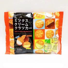 新加坡多田综合味夹心饼318g办公休闲零食