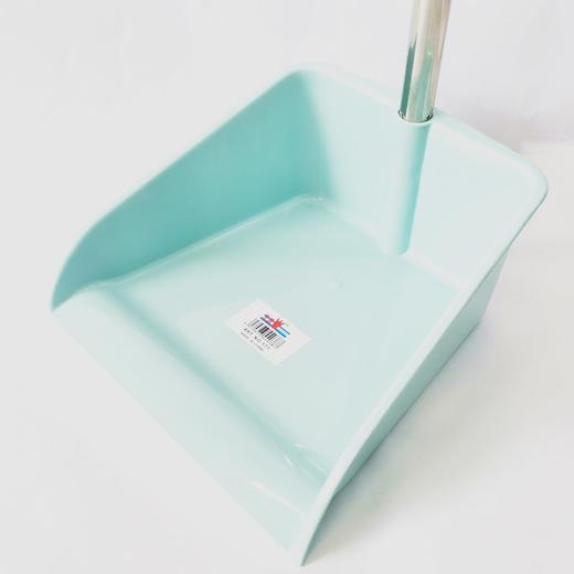坚牌不锈钢柄塑料垃圾铲垃圾斗单个簸箕畚斗灰斗加厚撮子家用办公室手持1个 商品图2