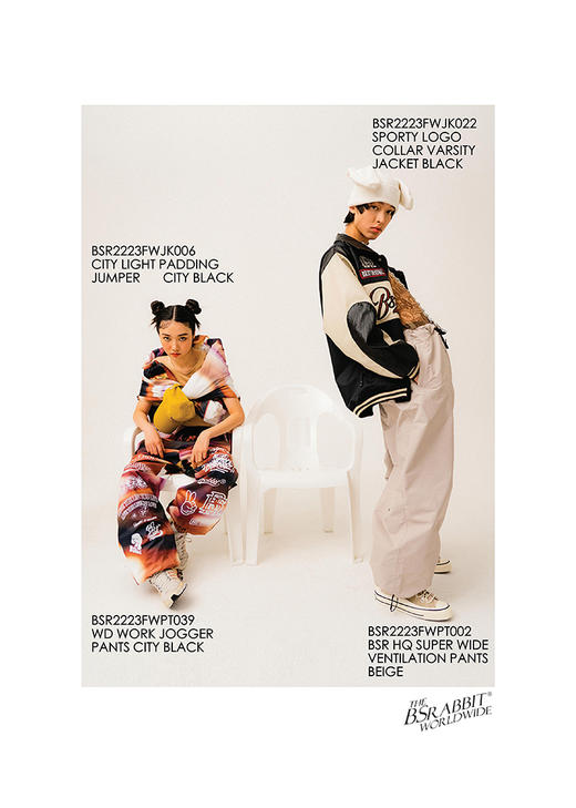 BSRABBIT 22-23FWPT002 PT003 新款雪裤 HQ SUPER WIDE VENTILATION PANTS 商品图4