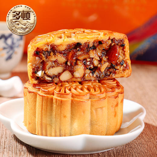 【严选】多顿月饼礼盒秘制五仁4饼710g（厂家直发） 商品图6