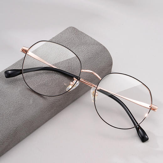 【特价秒杀款】普莱斯PT11119 合金+B钛 圆形全框 商品图1