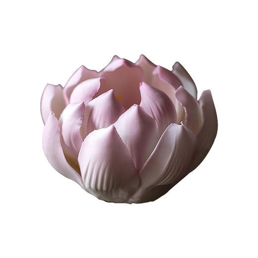 艺术陶瓷莲花香插禅意香薰炉家用沉香香盘手工荷花线香香炉摆件熏香炉 商品图9