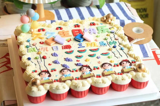 幼儿园、学校私人定制杯子蛋糕系列，请提前三天以上联系客服预定，25元/杯起价 商品图6