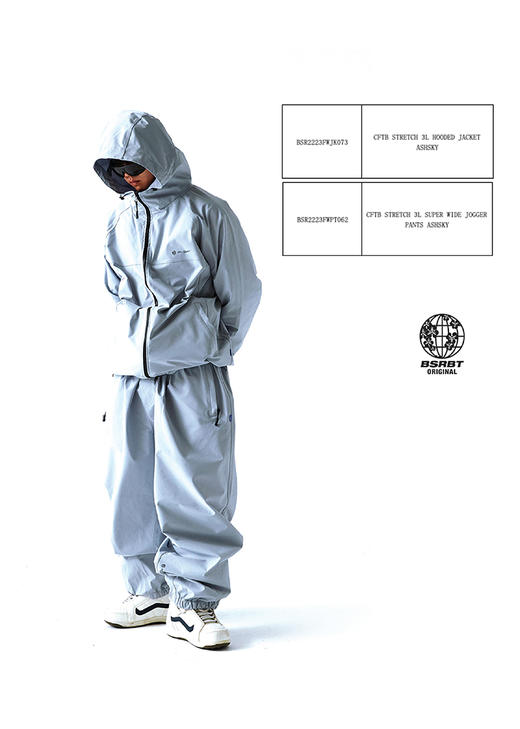 BSRABBIT 22-23FWPT060 PT062 PT063 PT064 新款雪裤 3L JOGGER PANTS 商品图5